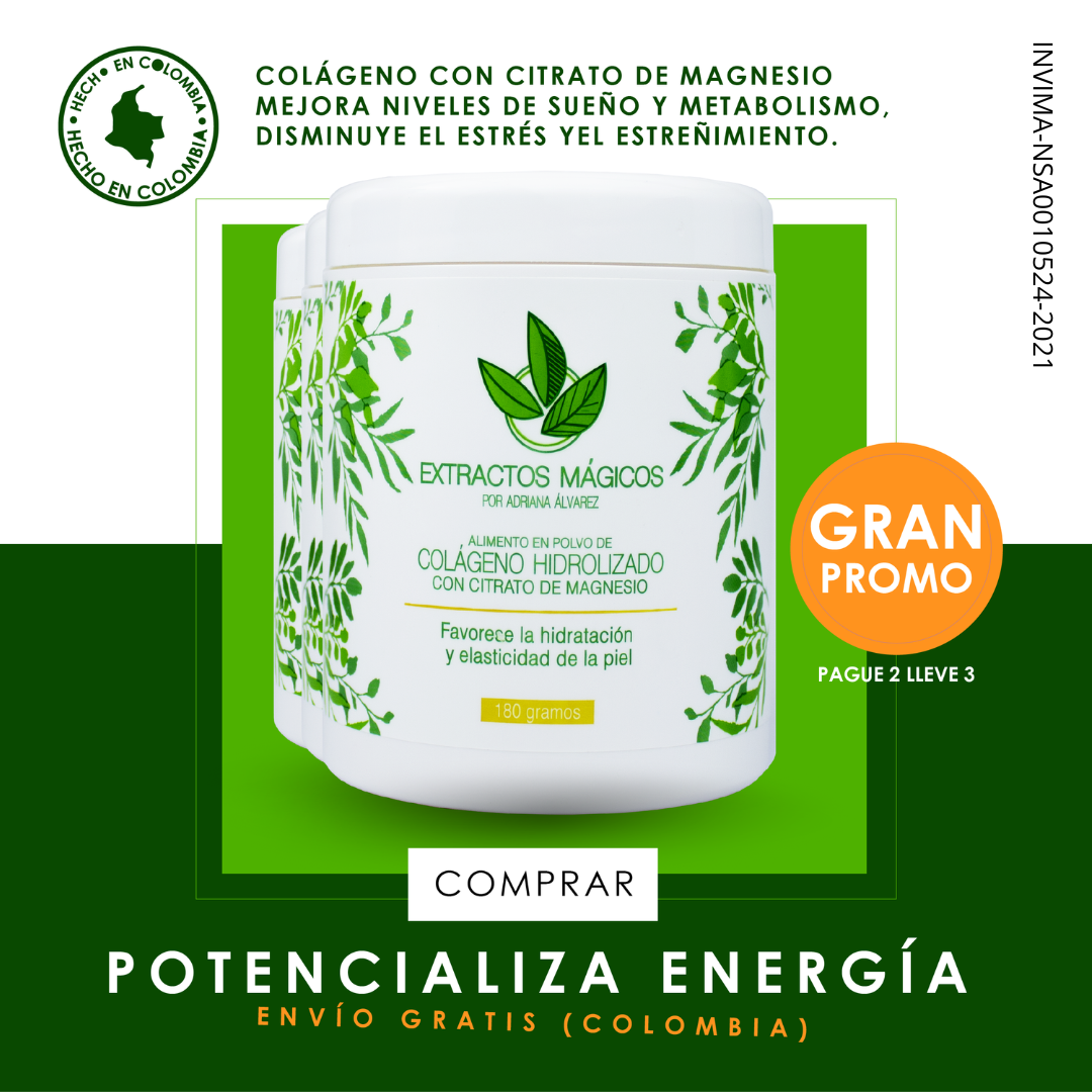 COLÁGENO HIDROLIZADO CON CITRATO DE MAGNESIO